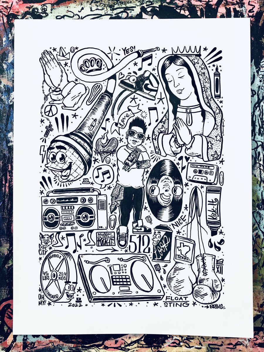 BriksLovesYou's tweet photo. Finished illustration for @djkickit17 Thanks for looking!! DM for info on how to get your own jazz like this… #art #flash #drawing https://t.co/H51UVUGRsD