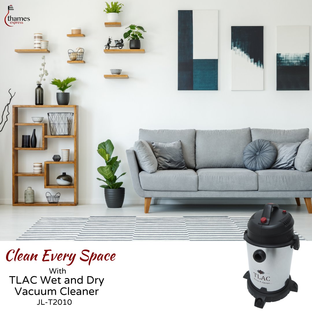 Make household tasks easier with our TLAC wet & dry vacuum cleaner JL-T201 Order now for just Kes.9200 #ThamesExpress #TLAC #vacuumcleaner #bestdeals #LiveWell