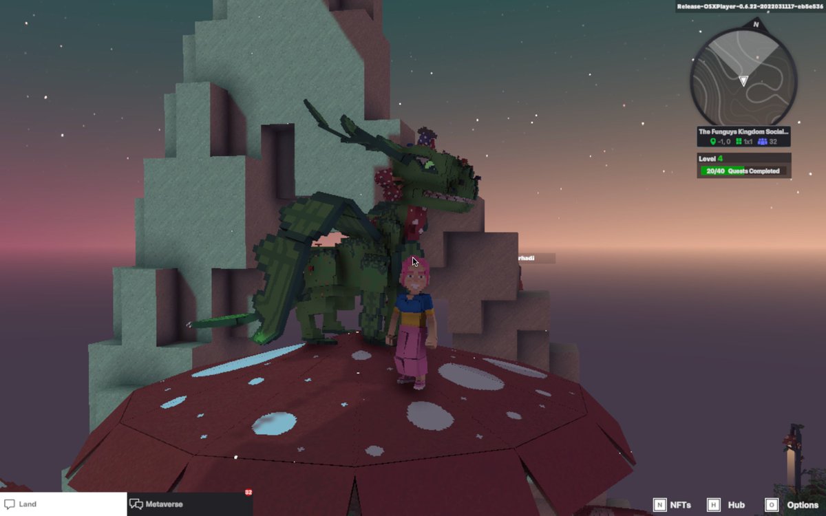 MKvlchn's tweet photo. @TheSandboxGame I just participated in the daily #SandboxAlphaS2Contest for a chance to earn up to 1,000 $SAND! Starting March 15 - Selfie with the mushroom dragon. Check out my screenshot below! 👇 #SandboxAlphaS2 https://t.co/SiupkArpcd