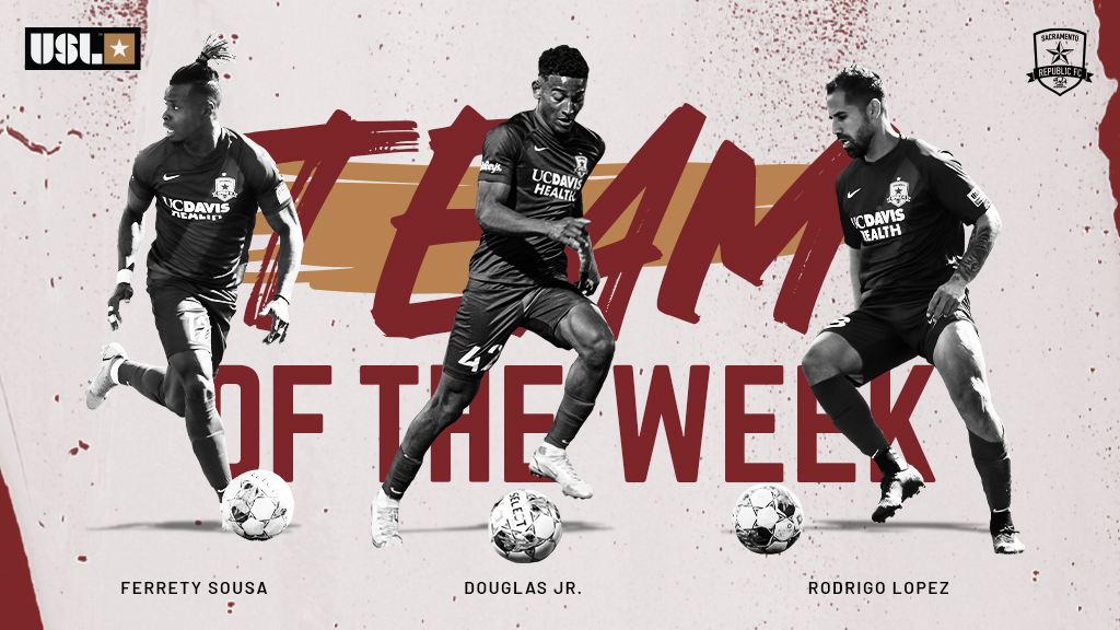 Three points 🤝 three players on the <a href="/USLChampionship/">USL Championship</a> Team of the Week 🔥 

<a href="/Douglas_M19/">Douglas Martinez Jr.</a>, <a href="/FerretySousa/">Ferrety Sousa</a> and <a href="/Lopez_Roro/">Rodrigo Lopez</a> rep the Indomitable City on the Week 1 Team of the Week. Congrats! 💪 

🔗 bit.ly/3IecJbm