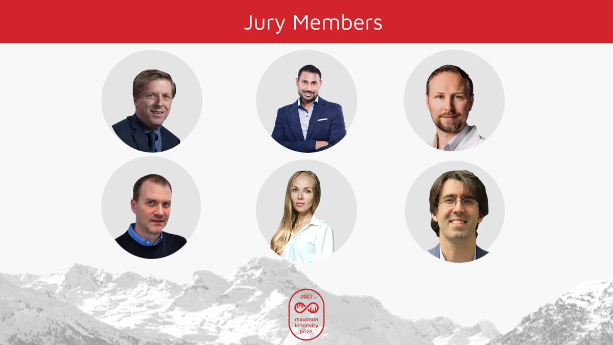 We are honored to present you the Jury of the Maximon Longevity Prize for Translational Research: <a href="/BKennedy_aging/">Brian Kennedy</a>, <a href="/AshishMedbt/">Dr. Ashish Rajput, PhD</a>, <a href="/CollinEwald/">Collin Ewald</a>, Sebastien Thuault, @BiskupEwelina, Prof. Joao Pedro de Magalhaes. 

Click here to find out more and apply: maximon.com/longevityprize