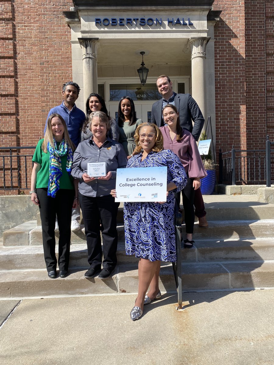 ReachHigher's tweet photo. An ENORMOUS thank you from our team to everyone who came out today for our Excellence in College Counseling celebration, and of course thank you to @butleru for hosting our crew today! It's been a blast! 💙 #EICC22 https://t.co/BtB6KEZqcu