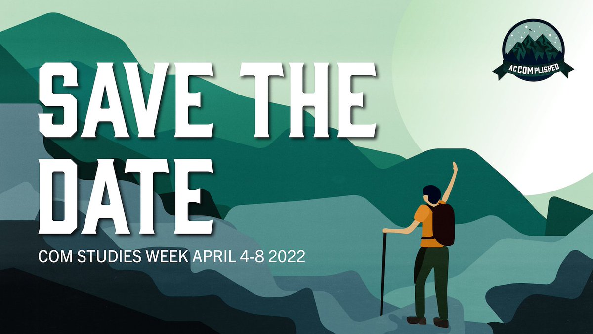 UNCWIMC's tweet photo. "Save the date for COM Studies Week! We have so many events and experiences lined up that you don’t want to miss, like Trivia Night at a local brewery and LinkedIn headshots!" 
#accomplished #comstudiesweek #uncwcom https://t.co/Eo68IzbQKE