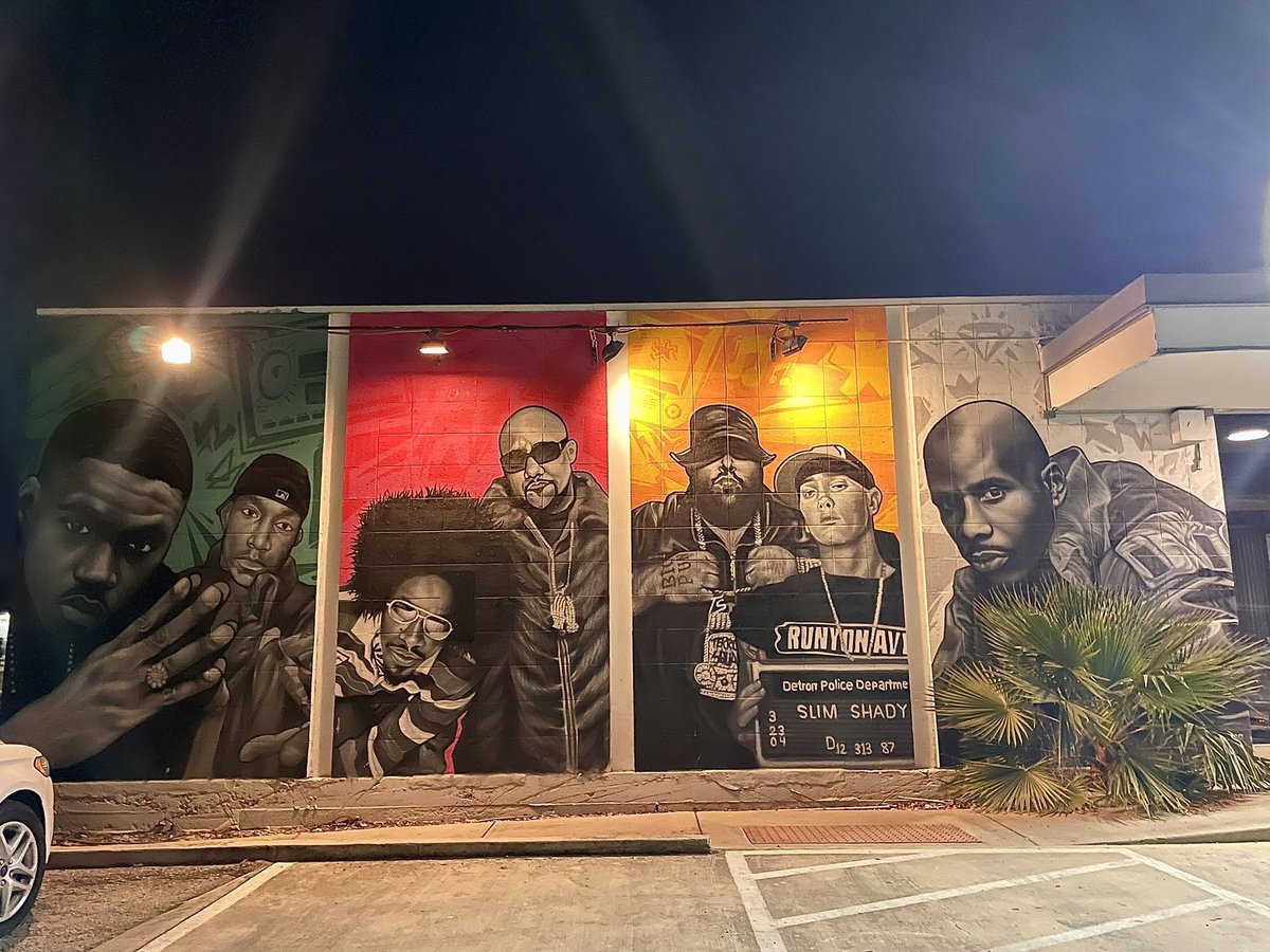 San Antonio'da yapılan bir duvar çalışması 🔥 #eminem #dmx