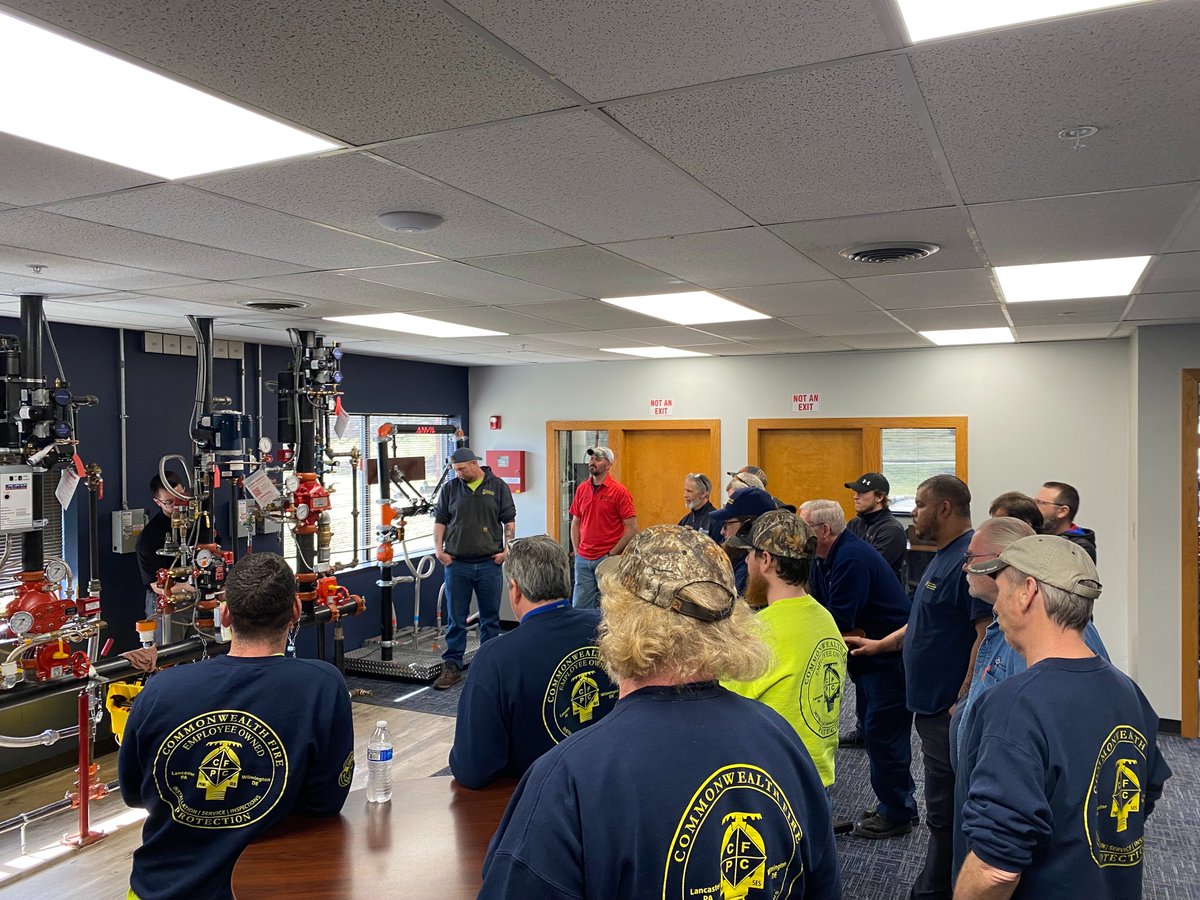 GeneralAirProd's tweet image. Had a great day hosting training for Commonwealth Fire Protection! Thanks to @Victaulic, @AGFMfg, and @AFSA who helped us put together some informative and productive training sessions!