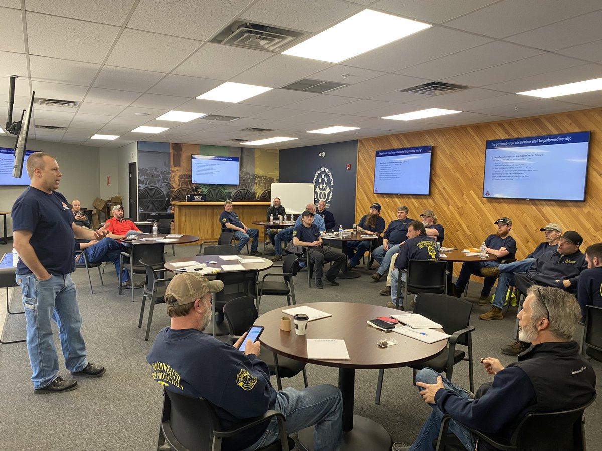 GeneralAirProd's tweet image. Had a great day hosting training for Commonwealth Fire Protection! Thanks to @Victaulic, @AGFMfg, and @AFSA who helped us put together some informative and productive training sessions!