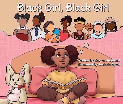 crownthewriter's tweet photo. This book depicts a girl looking into the future, seeing her grown-up self, and admiring the greatness reflected back at her. This book will teach black girls and the world that there are no barriers, and if you can dream it, you can be it.

https://t.co/GWjBP2BQoF https://t.co/aPWLVvkBgn