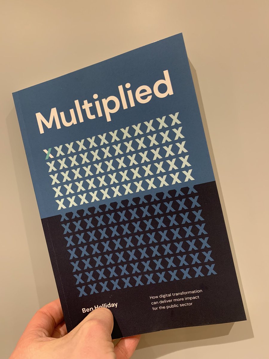 Finally got my hands on a copy of Multiplied by  @BenHolliday. Proud to have played a small part in bringing Ben’s thinking and writing to life, with lots of help from @sarah_finch19 
We’ll done you two 🙌