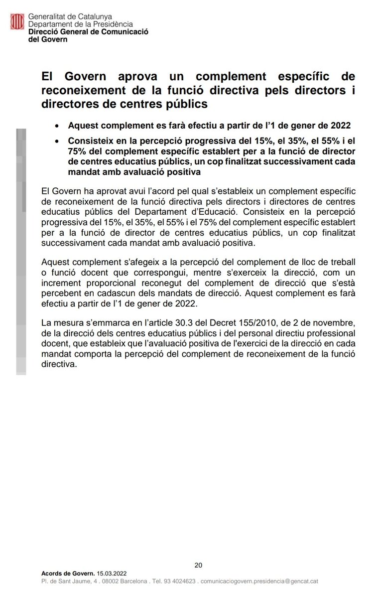 ifig30's tweet photo. Mentre té lloc una #vagaeducacio històrica contra la nefasta gestió d'un Conseller que s'ha d'amagar darrera la policia.
Aquest i el Govern aproven una mesura desesperada que pretén comprar aquelles direccions de centres que siguin fidels.
Ja només queda un camí
#cambraydimissio https://t.co/wGAowDMf30