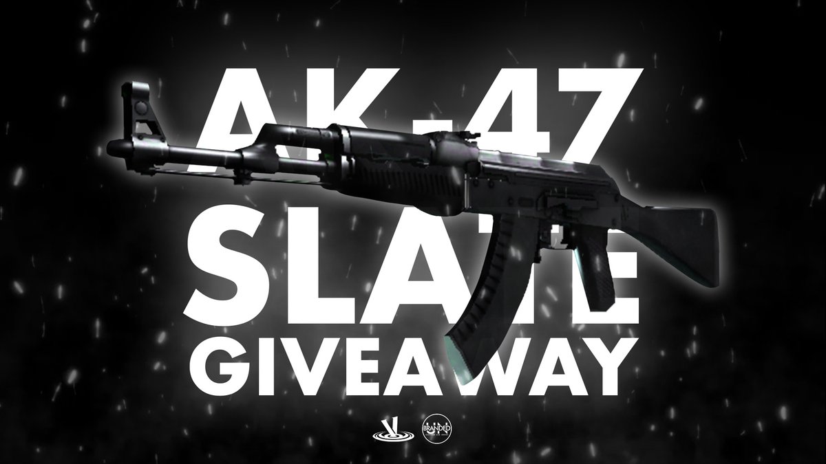 ‼️Giveaway Time‼️

To celebrate the signing of our new #CSGO roster, we are giving away a Stattrak AK-47 Slate Field-Tested ! 

To enter:
1. Follow <a href="/VdrxpGaming/">Vdrxp Gaming</a> 
2. Retweet
3. Tag 2 friends 

Giveaway ends 27 March 2022

#WeAreVdrxp     <a href="/UNBrandedMFG/">UNBranded</a>