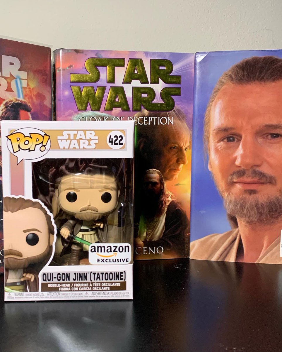ReevoCollects's tweet photo. Funko collection: Qui-Gon Jinn (Tatooine) 422 Amazon Exclusive! This was a must add to my collection as Qui-Gon is one of my favorite Jedi Master!
.
.
.
#starwars #funko #funkopop #starwarsfunko #starwarsfunkopop #starwaracollection #starwarscollector #thephantommenace #jedi https://t.co/W0UaKSWDW8