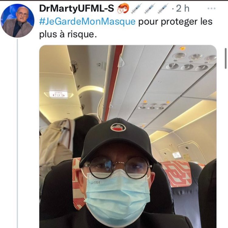 LLP_Le_Vrai's tweet photo. #Marty a ses 3 doses &amp; porte le masque pour protéger les triples dosés déjà protégés "contre les formes graves" ! S'il pouvait, Marty protégerait la "protection" pour que cette dernière soit plus efficace ! Le #Covidisme est une maladie mentale.
Pénible d'être stupide à ce point. https://t.co/qES130Rlsb