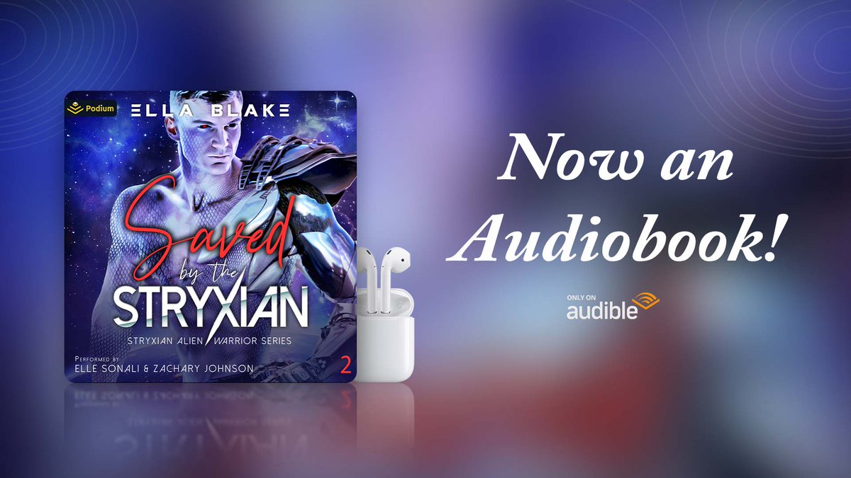 ellablakeauthor's tweet photo. So excited to see this released in audio today! @podiumaudio  https://t.co/pdhgvKiNSW 

#sfr #scifiromance #sfraudio #romancebooks #romancenovels #audiobook https://t.co/hFxVe7VAd2
