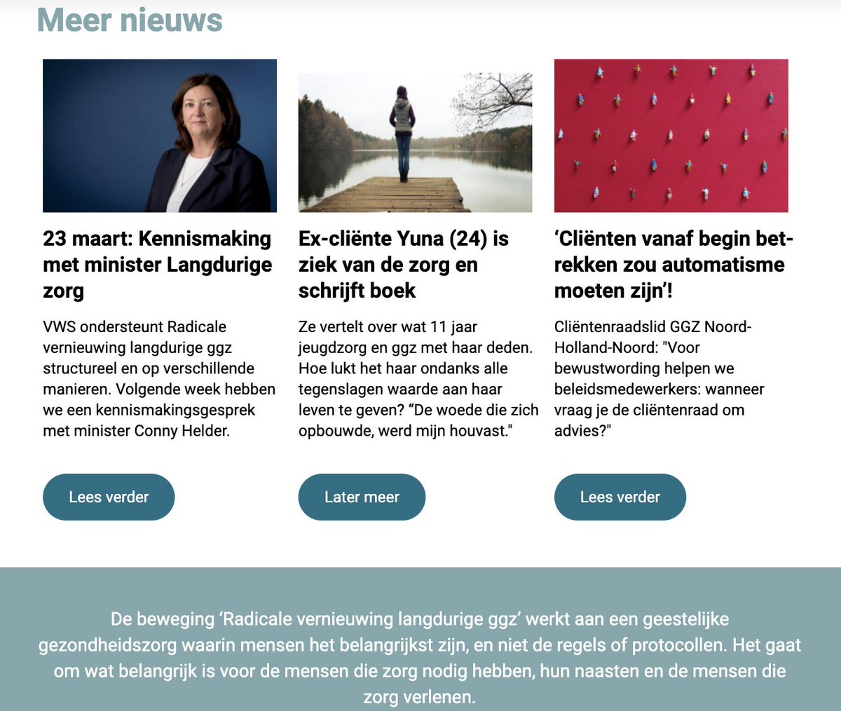 Net verzonden: onze maandelijkse nieuwsbrief!

In deze editie onder meer:
Monique Menger: 'Investeren in langdurige zorg' | Boek ex-cliënte (24) | Coördinatorennetwerk van start

Lees 'm en abonneer je hier: mailchi.mp/loc/maandelijk…
#radicalevernieuwingggz
<a href="/LOCWaardevolle/">LOC Waardevolle zorg</a>