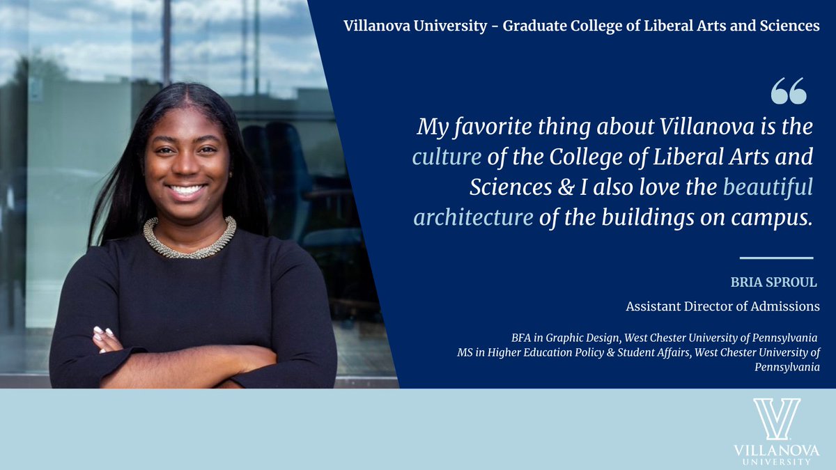 VUGradStudies's tweet photo. Next up on 'Meet the #GradCLAS team' is Bria Sproul, one of our new Assistant Directors.

To read the rest of the interview, please visit our Facebook page: https://t.co/uSsdydwxn5 https://t.co/NkxEy2thF7