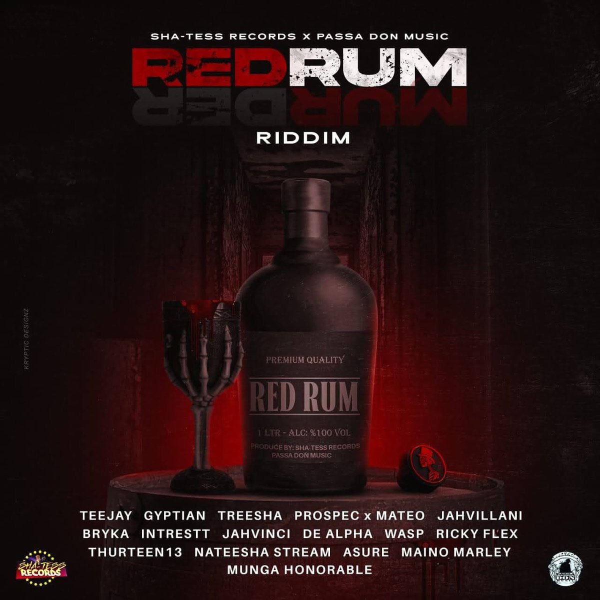 Get a copy of redrum riddim by <a href="/shatess_records/">SHATESS RECORDS</a> on all digital platforms