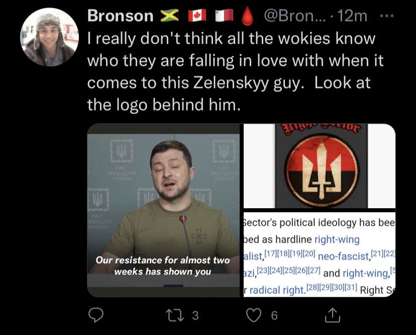 _YourPaperboy's tweet photo. @ShelleyJon1 @PierrePoilievre @ZelenskyyUa Perhaps consider being a little more discriminating with your support. #YouStandWithNazis https://t.co/zGT6mZaQcE