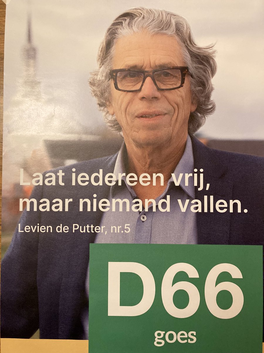 LevienD66's tweet photo. We moeten veel bouwen in Goes en in de zeker ook in de dorpen en daar ga ik mijn uiterste best voor doen!
Stem daarom morgen op nummer 5 van lijst 7. https://t.co/nG8pGOs6RJ