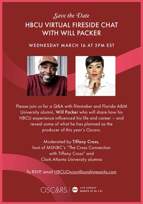 VSU_MassComm's tweet photo. Journalism students, we invite you to attend a VIRTUAL Fireside Chat and Q&amp;A with record-breaking filmmaker and Florida A&amp;M University Alumni Will Packer on Wednesday, March 16. Please find additional details and RSVP information in the save the date below. https://t.co/rE9xKiw9mn