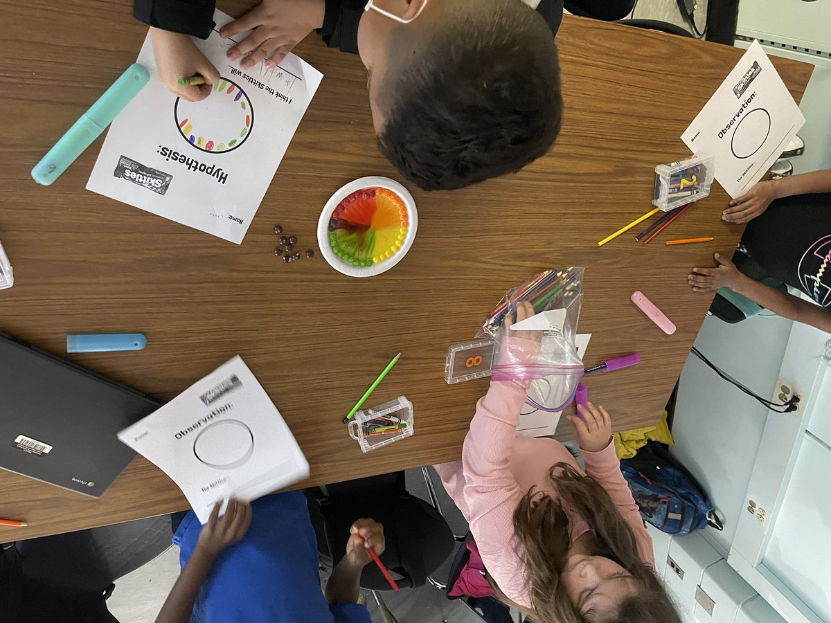 MsRadt_2nd's tweet photo. What happens to skittles when you pour water on them? Ask one of @MsRadt_2nd friends 😁 how our science experiment turned out! #science @Skittles #oneCCPS @Lovethekids16 @emilypyt13 @laura_prymak @SCESStars @samelilydia1 https://t.co/WtMJCmwBLR