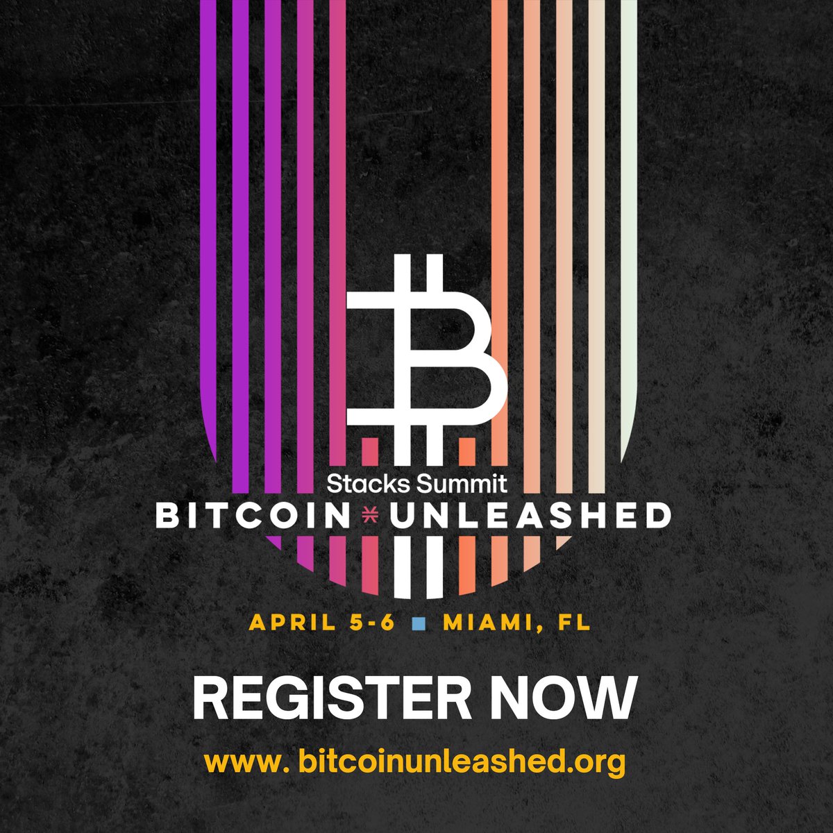 Stacks's tweet image. 🚨 Bitcoin Unleashed Giveaway 🚨

🎫 2 tickets to Stacks' two-day event in Miami 👉 bitcoinunleashed.org

TO ENTER:
1️⃣ Follow @Stacks
2️⃣ Quote tweet this tweet
↪️ Add why you want to go + #BitcoinUnleashed + Tag one friend

Winner announced in 48 hours 🚀

#BitcoinUnleashed