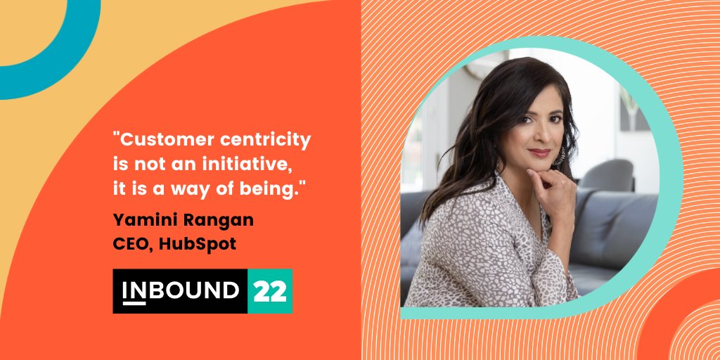 unboundevent's tweet photo. As our very own @HubSpot CEO Yamini Rangan says, building an easy-to-use and efficient CRM = all about solving for the customer. #WomenatINBOUND #WomensHistoryMonth #INBOUND22 https://t.co/LsT2IXPqcB