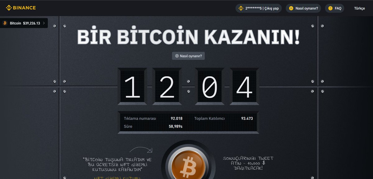 #BitcoinButton #Binance bitcoin geleceğin parası ! 💸<a href="/binance/">Binance</a> <a href="/cz_binance/">CZ 🔶 BNB</a>