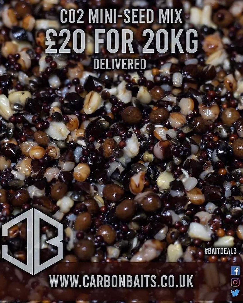 Tyrone1972s's tweet photo. For all your top quality particles plus mga deals visit @CarbonBaits
#carbonbaits 👌👌👌 https://t.co/wqkH9RW07C