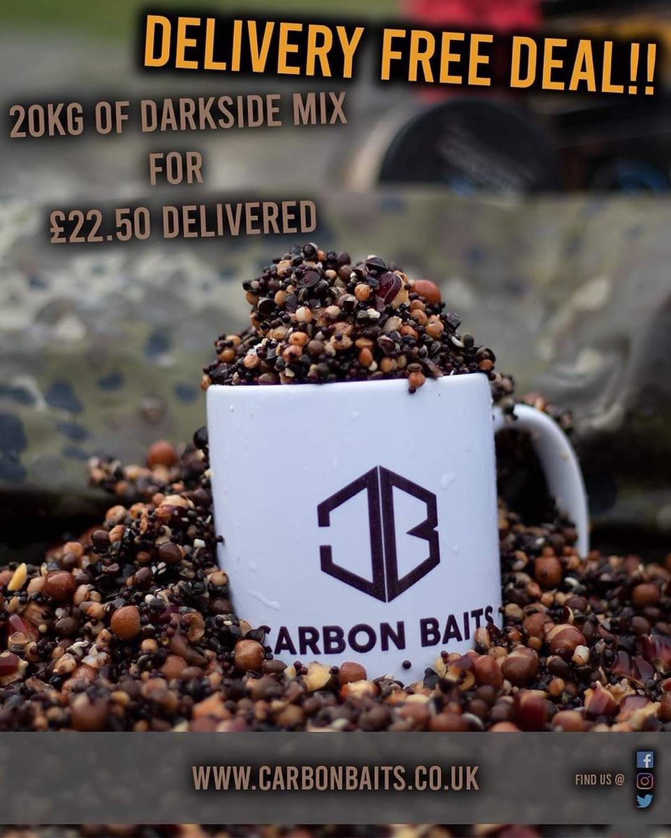 Tyrone1972s's tweet photo. For all your top quality particles plus mga deals visit @CarbonBaits
#carbonbaits 👌👌👌 https://t.co/wqkH9RW07C