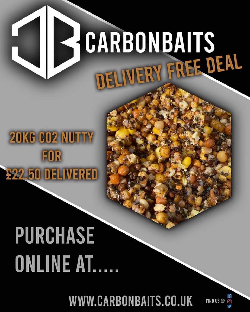 Tyrone1972s's tweet photo. For all your top quality particles plus mga deals visit @CarbonBaits
#carbonbaits 👌👌👌 https://t.co/wqkH9RW07C