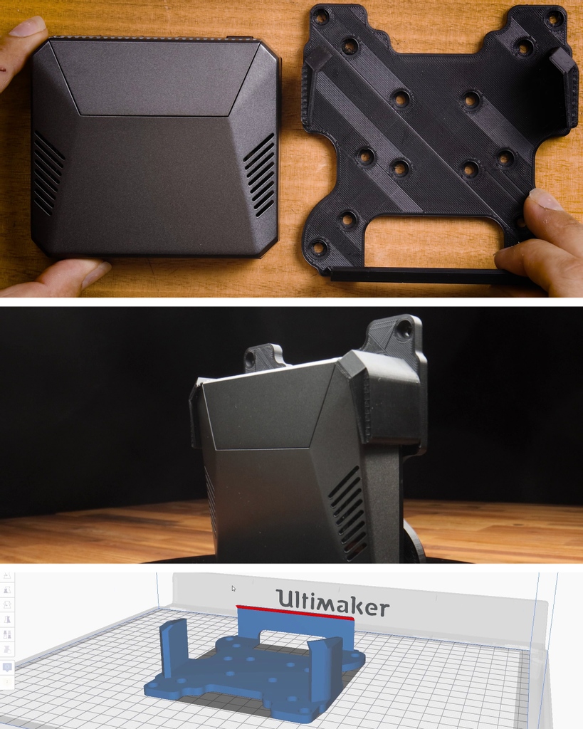 CoreElecAU's tweet photo. Deck out your #ArgonOne case with this #3Dprintable #VESAmount, your #Raspberrypi can sit directly behind your monitor for ultimate levels of #cablemanagement. Head to the link below to grab the STL for yourself.
https://t.co/4RR0tmASsV https://t.co/0bMT80HJyY