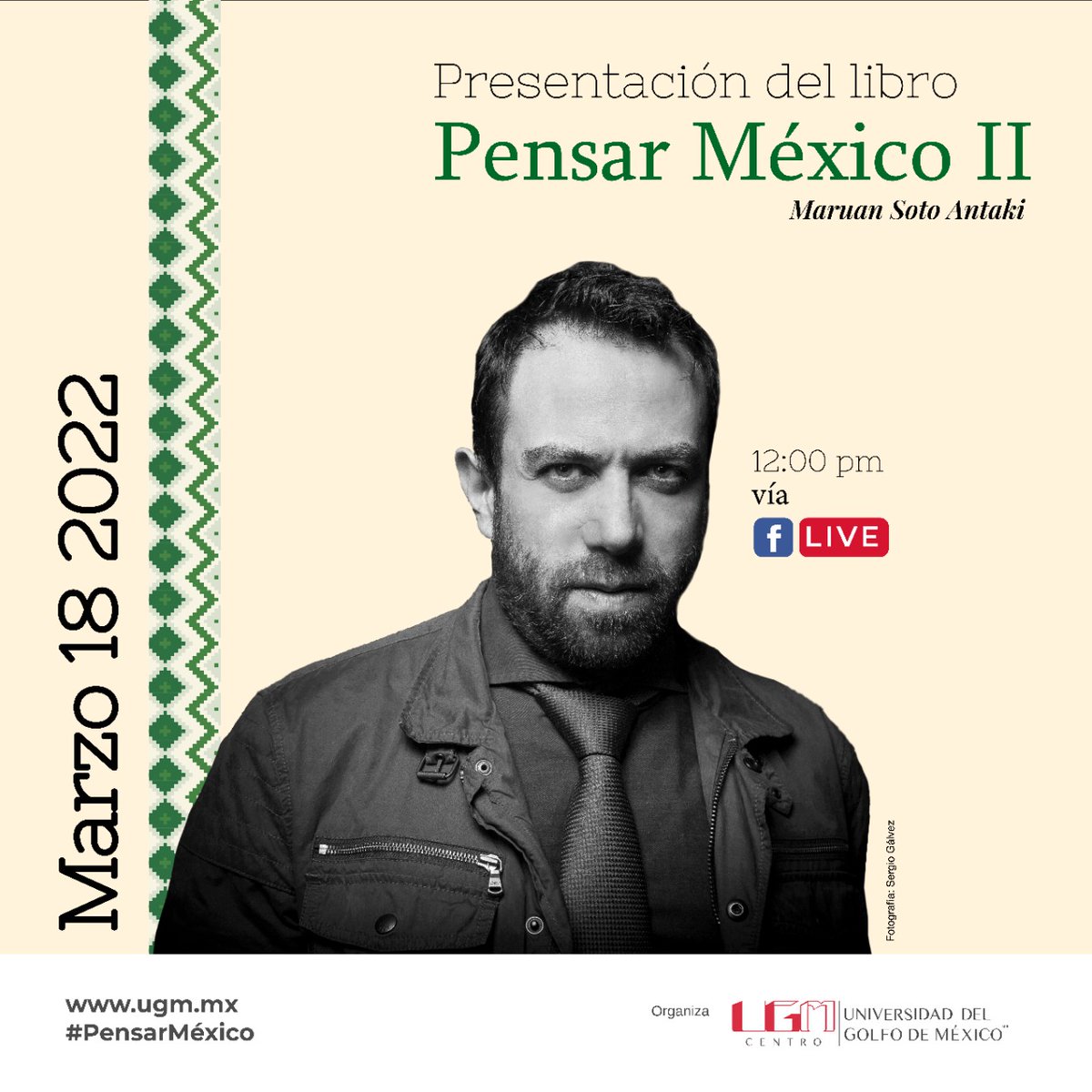 _Maruan's tweet photo. Este jueves y viernes, presentaciones de Pensar México II en Veracruz. Boca del Río y Cd. Mendoza. También transmisión en línea. Gracias @UGM_centro por la invitación. https://t.co/bGmfCOYtTc