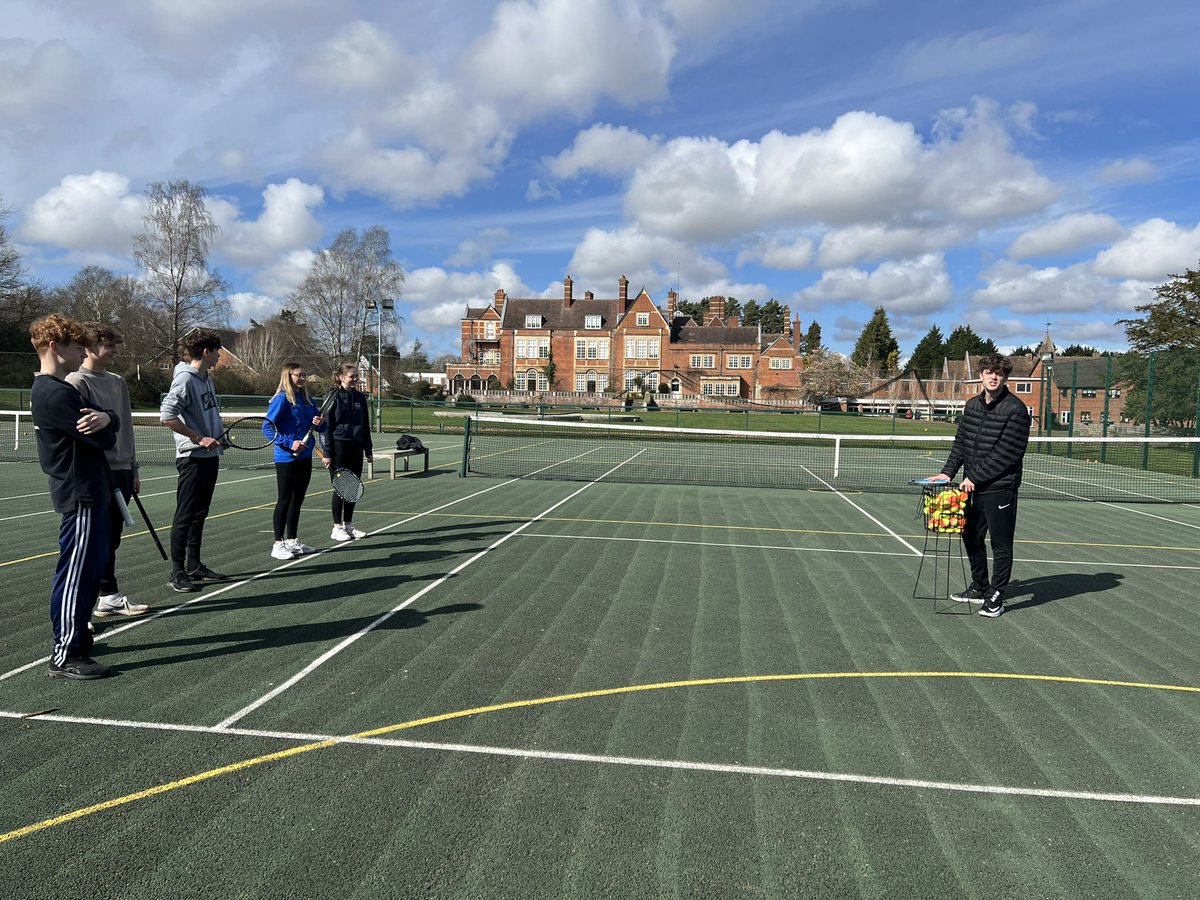 BTEC Sport assessment taking place on our beautiful grounds in the sunshine ☀️