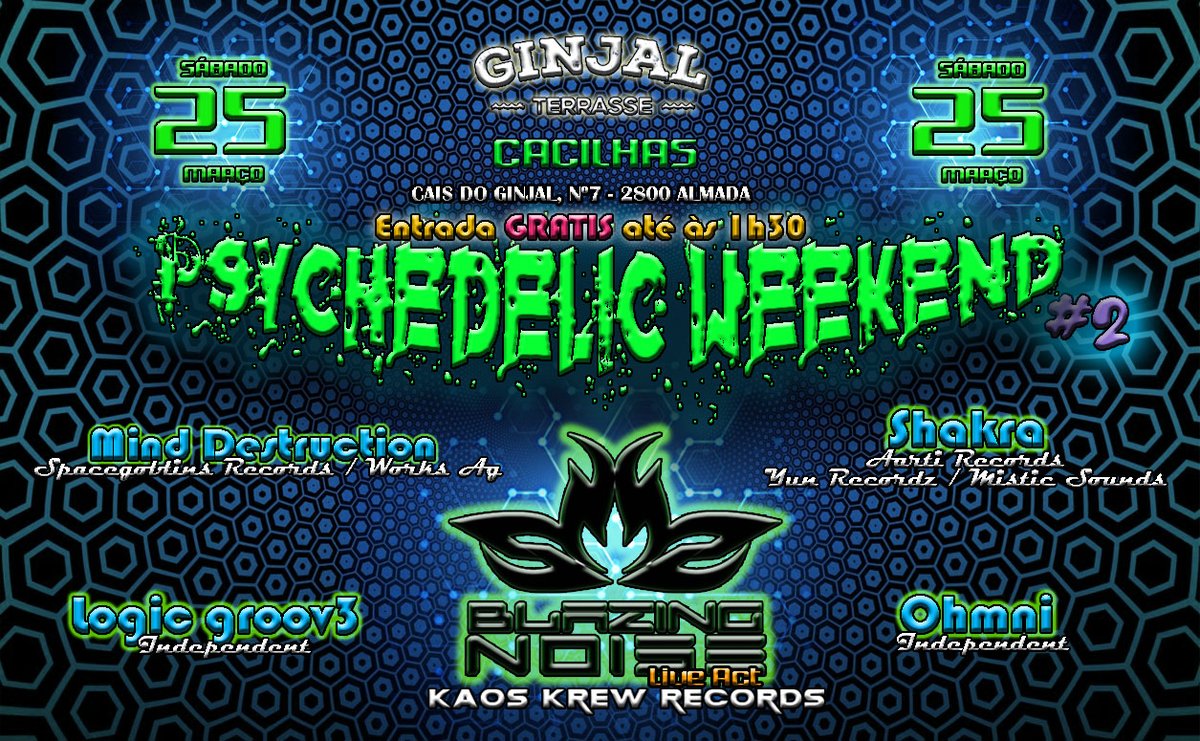 YunRecordz's tweet photo. Dont miss out 25.03.2022 ! 🔥🔥🔥
Dj Shakra @ Psychedelic weekend #2 🇵🇹
Event | 
https://t.co/TziGwsh4ia
+ Dj Shakra |
https://t.co/20qjlVV0Gf
.
.
.
.
.
#psy #psychedelic #psytrance #psytrancefamily #psytranceculture #Psytranceparty #psytrancemusic #psytribe #fullon #fullonnight https://t.co/eUH3GaxWhX