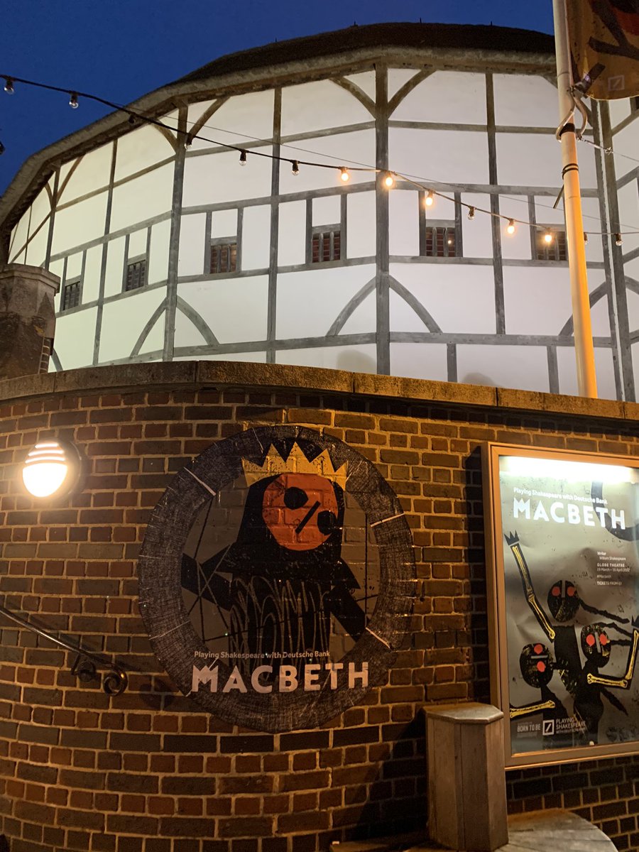 hf_drama's tweet photo. “When shall we three meet again?” How about @The_Globe with @hf_drama and @6th_hollyfield to see #TheScottishPlay … lovely to be able to share live theatre with students once again! Just waiting for curtain up and thunder, lighting and rain! 💨⚡️🌧 https://t.co/i46QVvmBtx