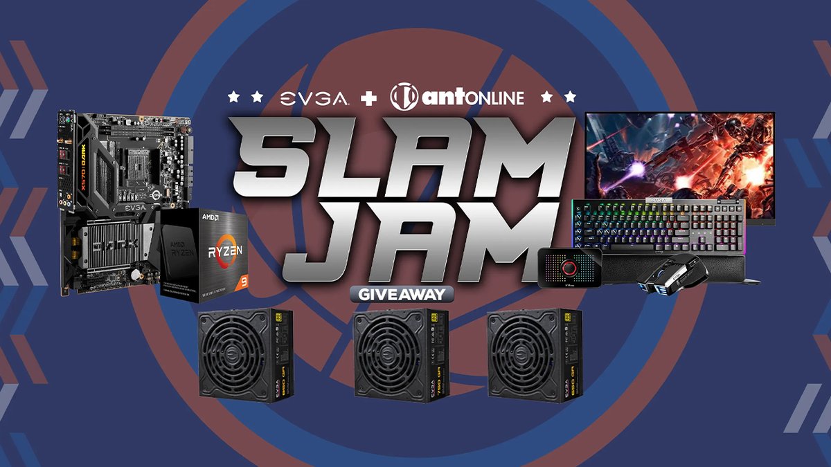 antonlinecom's tweet photo. The madness is on … We’ve teamed up with @teamevga to offer you some prizes as big as this basketball season in our Slam Jam Giveaway Event🏀

Be on the lookout for updates on our social media to get you one step closer to a big WIN.

Enter now: https://t.co/HrEVrkxSh9 https://t.co/MTbUmuKKt2