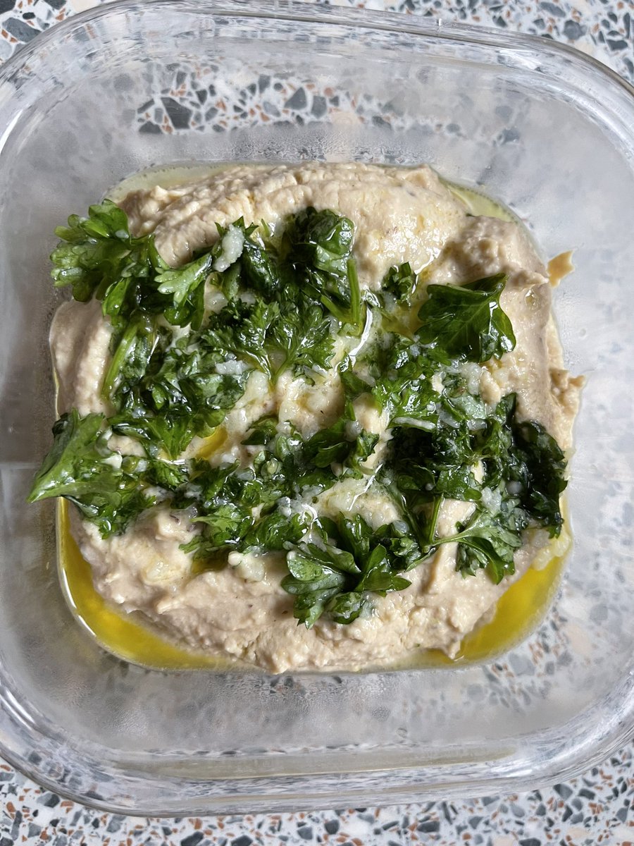 JCWillsProbate's tweet photo. I’ve never enjoyed humous particularly, but this @madebyblitz recipe was a delightful distraction during my working day, and tastes super garlicky and delicious, JCx
#WFH #humous #ThanksCalum https://t.co/oDY5mfCs1C