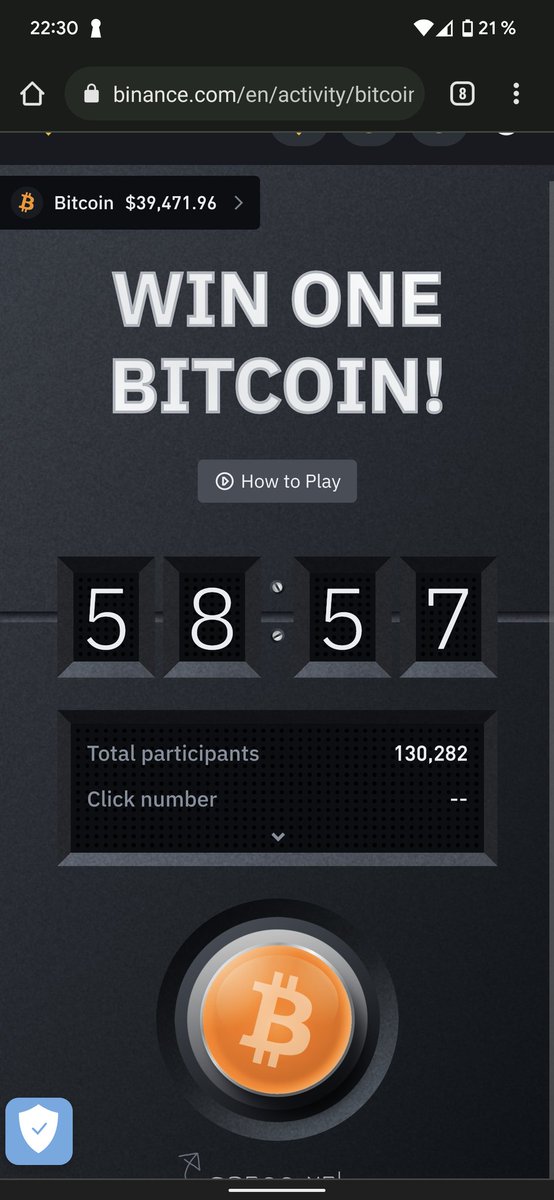 kojoappFR's tweet photo. Pour ceux qui n'ont pas les règles du #BitcoinButton sur #Binance (si j'ai bien compris)

- 1 essai par compte
- 1 essai sup' en se connectant avec twitter

Ca dure 90 j et faut être le plus proche de 0. Autant attendre quelques jours que tout le monde grille sa cartouche 🤣🤣🤣 https://t.co/Agz7adxcqc