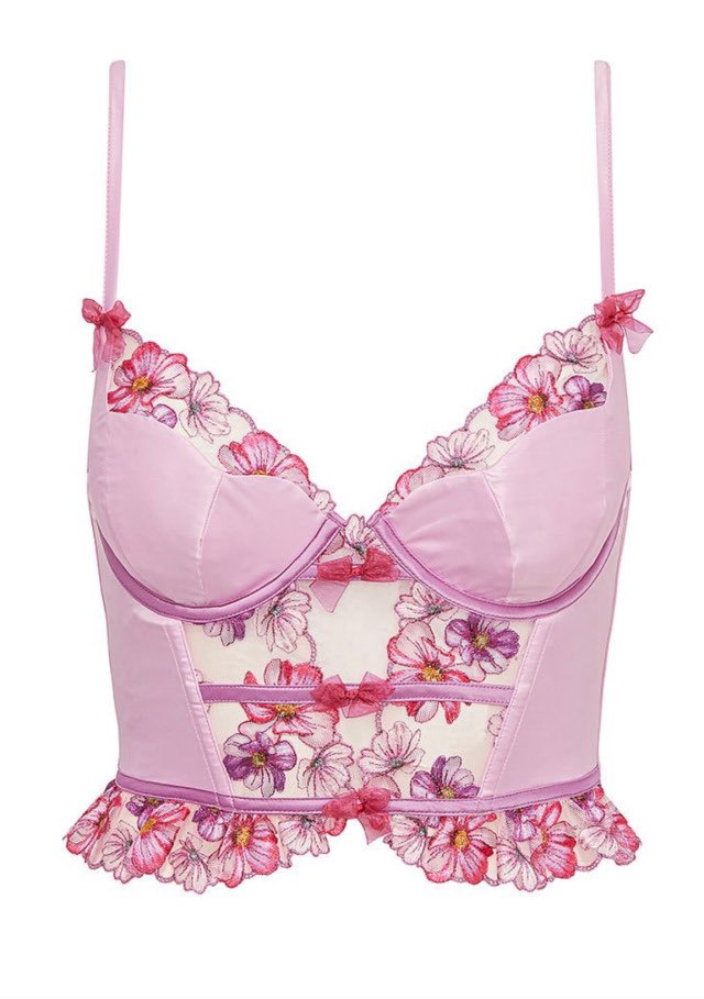 𓃭 on Twitter "Victoria's Secret pink floral bustiers https//t.co