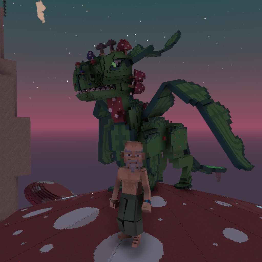 Jessica89807931's tweet photo. @TheSandboxGame I just participated in the daily #SandboxAlphaS2Contest for a chance to earn up to 1,000 $SAND! Starting March 15 - Selfie with the mushroom dragon. Check out my screenshot below! 👇 #SandboxAlphaS2 https://t.co/fsLDDSxWcJ