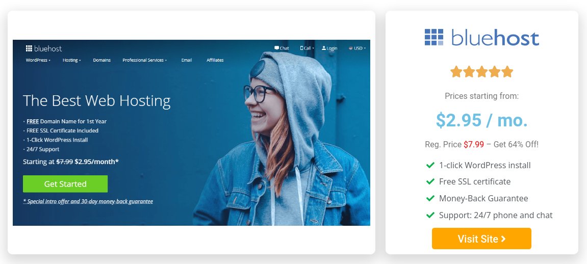 UltimateHosRev's tweet photo. BlueHost is one of the best hosting services in the world
Check this awesome offer!!
Starting at just 2.55€ per month
https://t.co/McX8qZ5FTS

#hosting #wp #BlueHost #CheapHosting #wordpress #Entrepreneurship #digitalmarketing https://t.co/BXAtQMZPsS