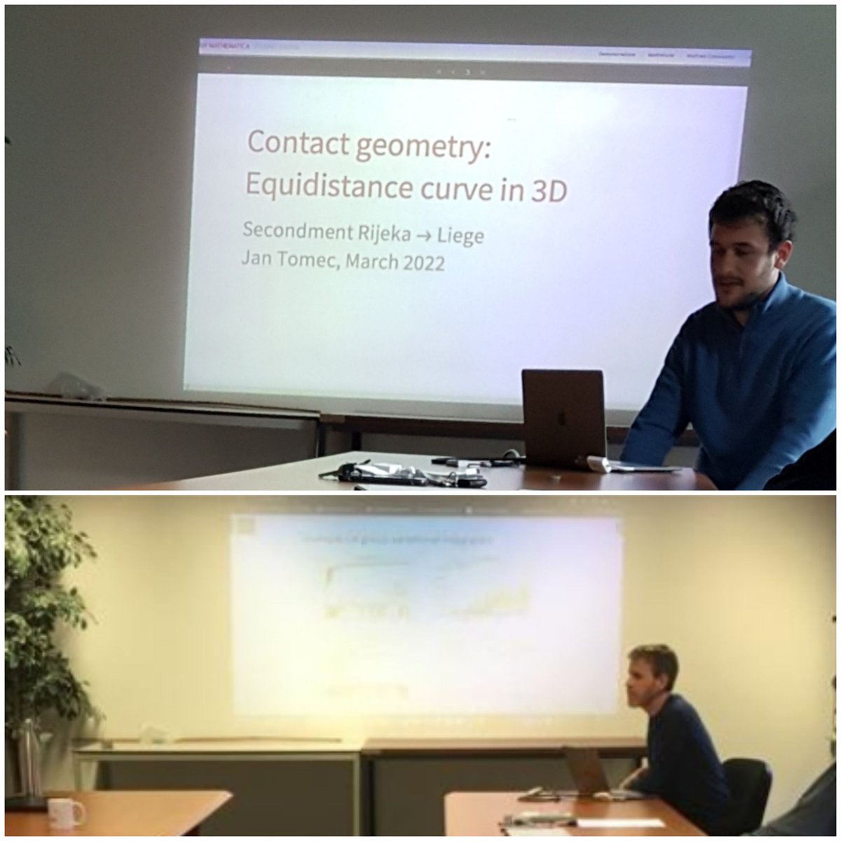 Today ESR4&amp;ESR9 of <a href="/EtnThread/">THREAD_ETN 🇪🇺</a> had the opportunity to present their work at <a href="/UniversiteLiege/">Université de Liège</a> It was useful to discuss about contact geometry and interpolation on manifolds for applications to beam models <a href="/OlivierBruls/">Bruls Olivier</a> #mariecuriefellowship #phdlife