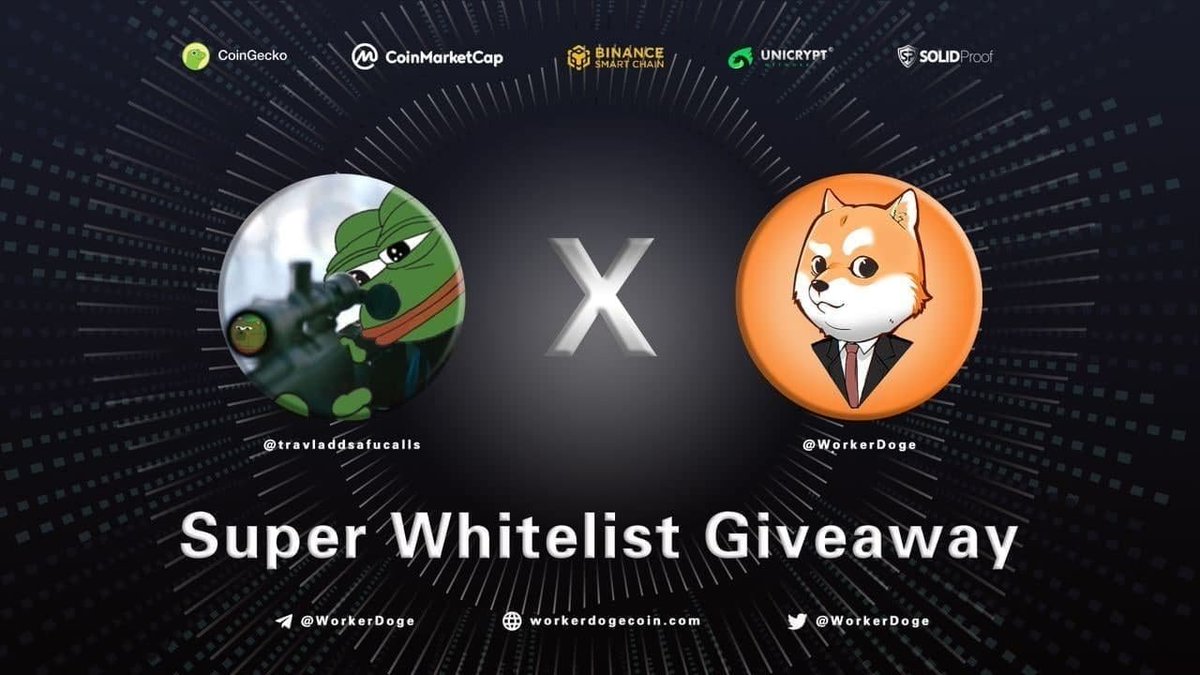 We are listed in travladd's channel!!!
t.me/travladdsafuca…

10 whitelist places are given away in the channel, please participate!🤑