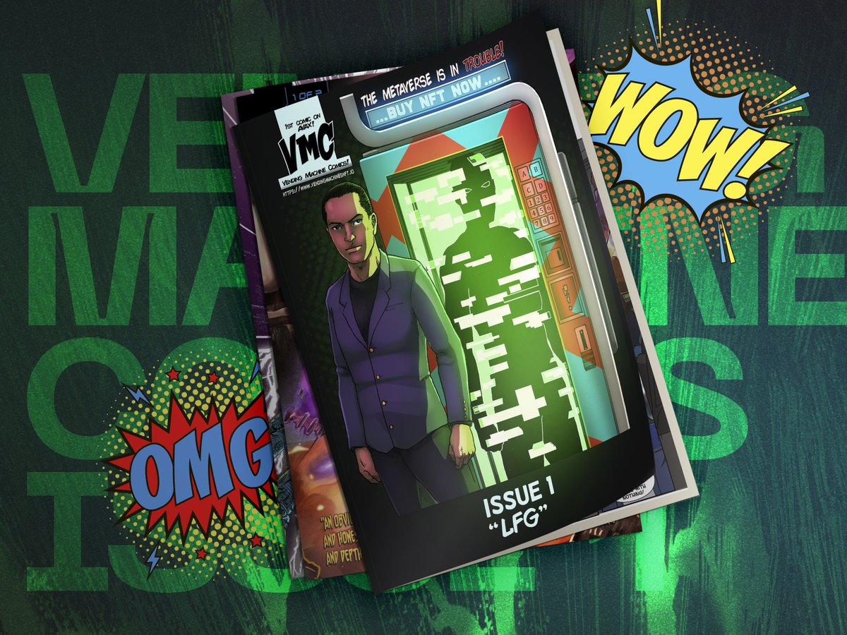 VendMachineNFT's tweet photo. COMIC NFTS ARE BEING DROPPED WITHIN THE NEXT TWO HOURS!

Give this post some love &amp; hope that you'll be one of the 3 to get a NFT

Like ❤ and Retweet ➡ 
to get the news out there

#NFTDrop #NFTCollection #ComicArt #AVAXNFT #NFTCommunity https://t.co/vlzd7SjakR