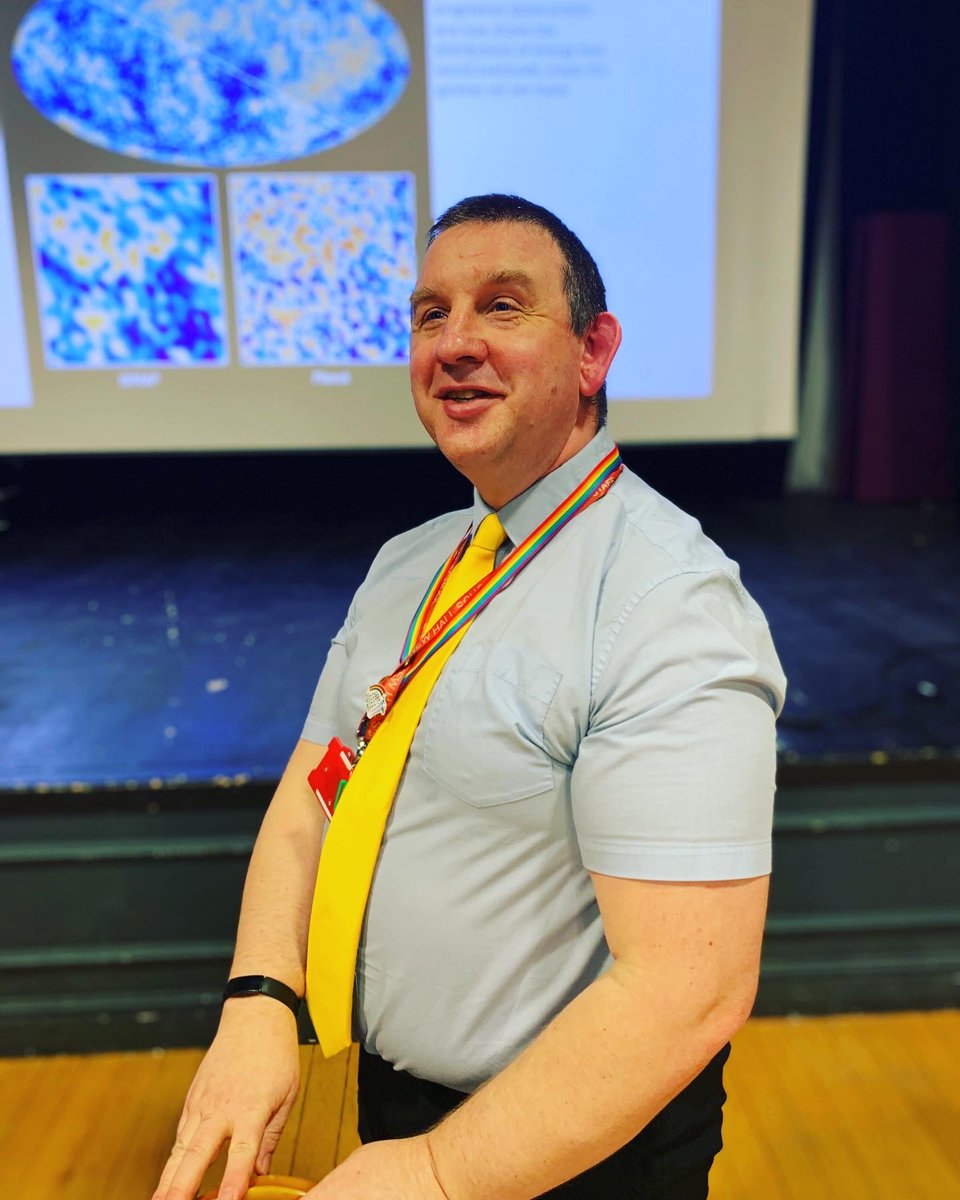 NewHallScience's tweet photo. Thank you to Dr Thomas for this evening’s fascinating lecture on the development of Astrophysics. 

There was toilet paper, spinning year 7s, fancy dress and gun cotton, and we loved it!

#britishscienceweek #wearenewhall #britishscienceweek2022 #astronomy #astrophysics https://t.co/UsBPn7ojAY