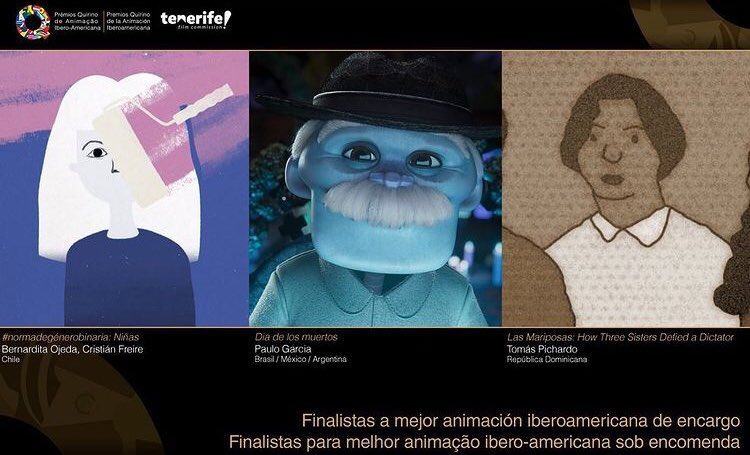 ChileanAnima's tweet photo. Three Chilean projects have been finalists in six categories in the 5th edition of the Quirino Awards for Ibero-American Animation.
Congratulations to all the filmmakers!
#PremiosQuirino2022 @PremiosQuirino #chileananimation #quirinoawards #animacioniberoamericana https://t.co/qj9184NTrG