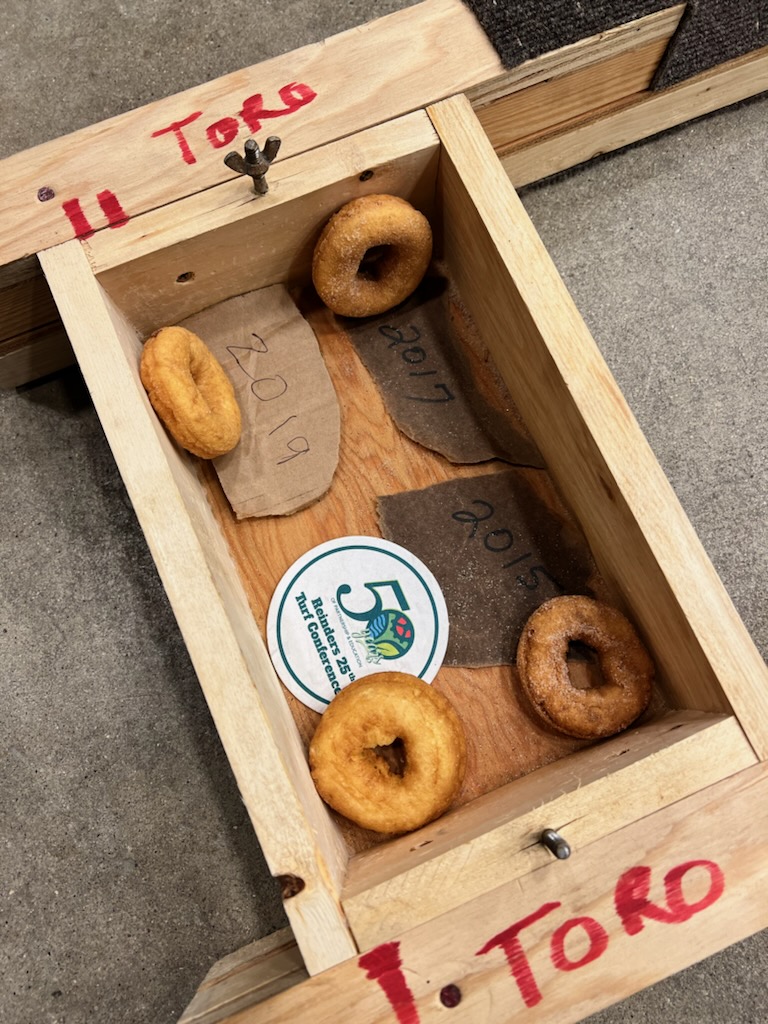 Reindersinc's tweet photo. Added another one to the donuts of Turf Conference past and sealed the crate until 2024. π
Thank you to all who took part in making our 25th #TurfCon22 a success. We couldn't do it without you! https://t.co/ROtr4SsXKe