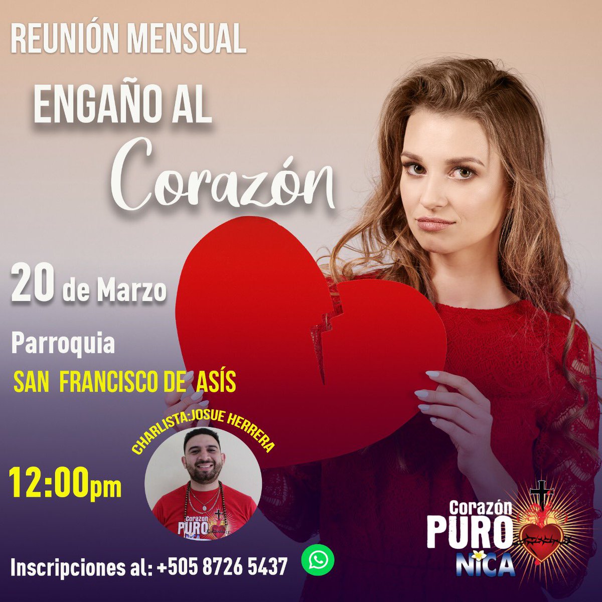 CpManagua's tweet photo. ¡Heeeeeey! ¿Cómo vamos? 👋🏽 
¿Quieres saber de qué trata a profundidad este tema?🤔💭 Suena heavy el "ENGAÑOOOO AL CORAZÓN", ¿Verdad?
¡Date una vuelta por nuestra reunión mensual!

¿Tu cita? https://t.co/EBFrLE01W3