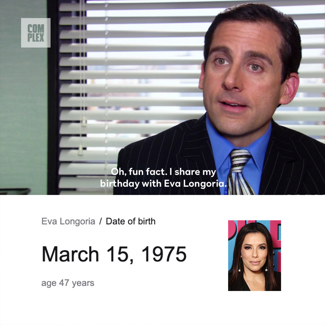 ComplexPop's tweet photo. Drop a HBD for the one &amp; only, Mr. Michael Scott. 🎈 https://t.co/n5v9A55fGp