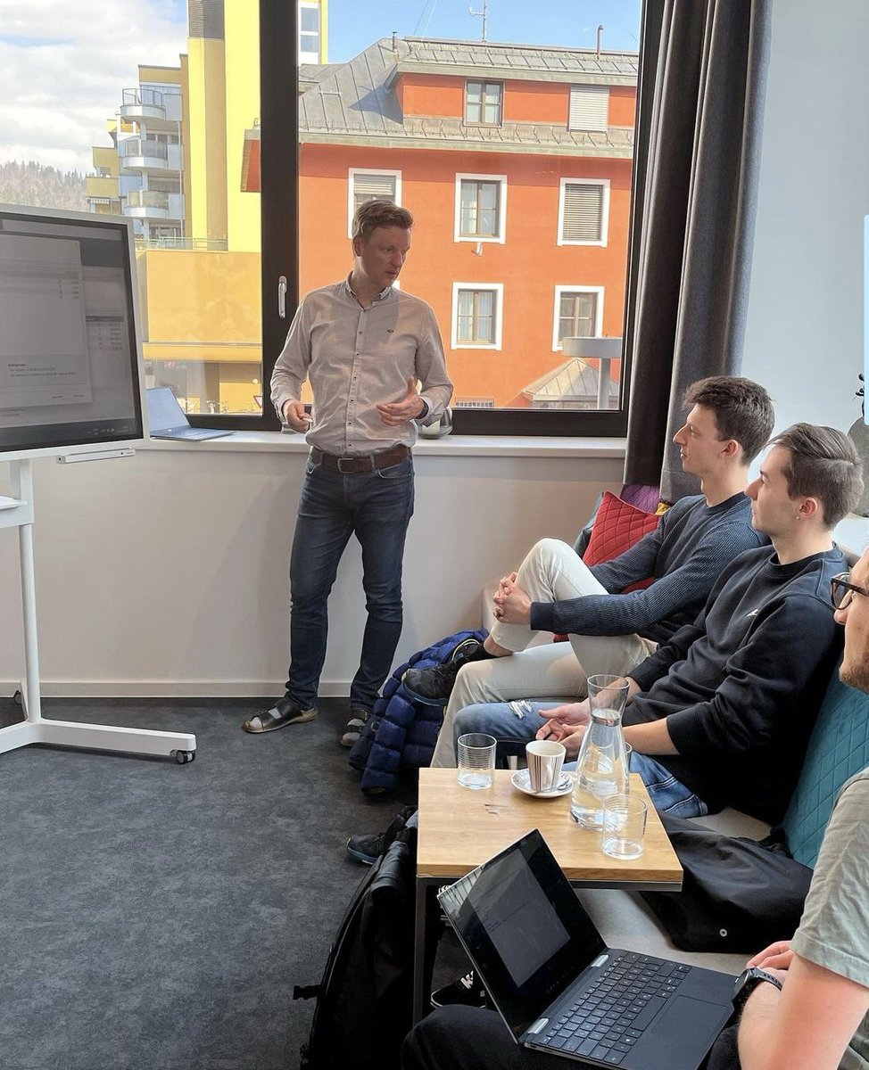 cgchrisgrasser's tweet photo. Ein neues Projekt wurde gestern gestartet, in Zusammenarbeit mit der @uniinnsbruck u. dem Institut für Informatik!
Gemeinsam mit 3 motivierten Studenten arbeiten ich in den nächsten 4 Mon. intensiv an neuen Innovationen im Bereich der Vertriebs #software und des #digitalmarketing https://t.co/0zGvBeqfaR
